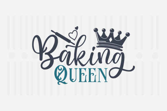 Baking Queen Kitchen SVG Graphics for Crafts