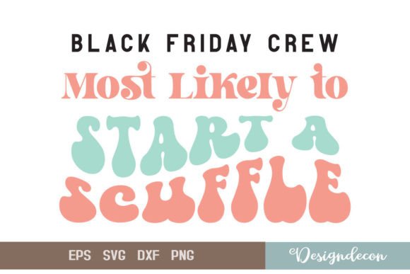 Black Friday Crew Retro Sublimation SVG