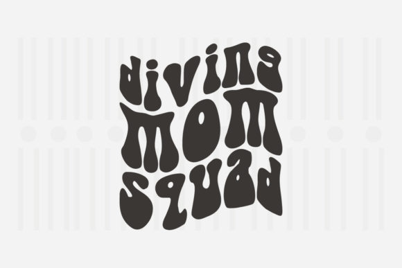 Diving Mom Squad Mother’s Day SVG Graphics for Crafts