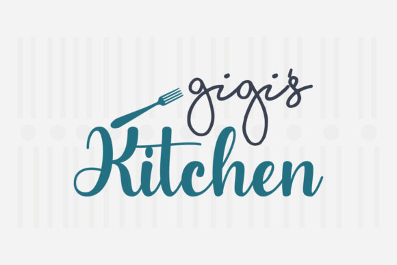 Gigi’s Kitchen Kitchen SVG: Graphics for Crafts & Local Branding