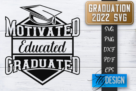 Graduation 2022 SVG: Graphics for Crafts & Content Publishing