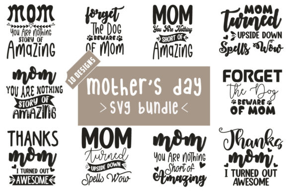 Mother’s Day SVG Bundle: Graphics for Local Crafts Brands