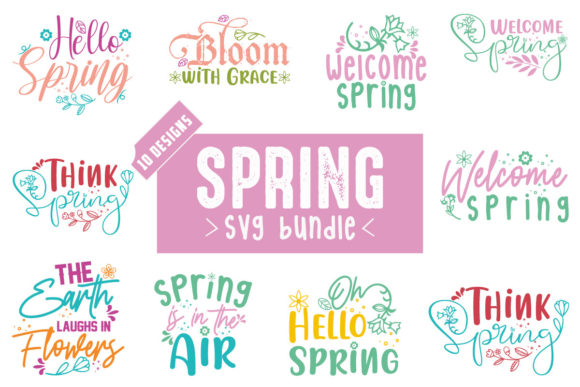 Spring SVG Bundle Vol.3: Graphics for Crafts Sellers